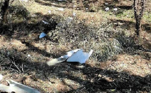 The ultralight came down in bushland about five kilometres from Emerald Airport. The ultralight came down in bushland about five kilometres from Emerald Airport.